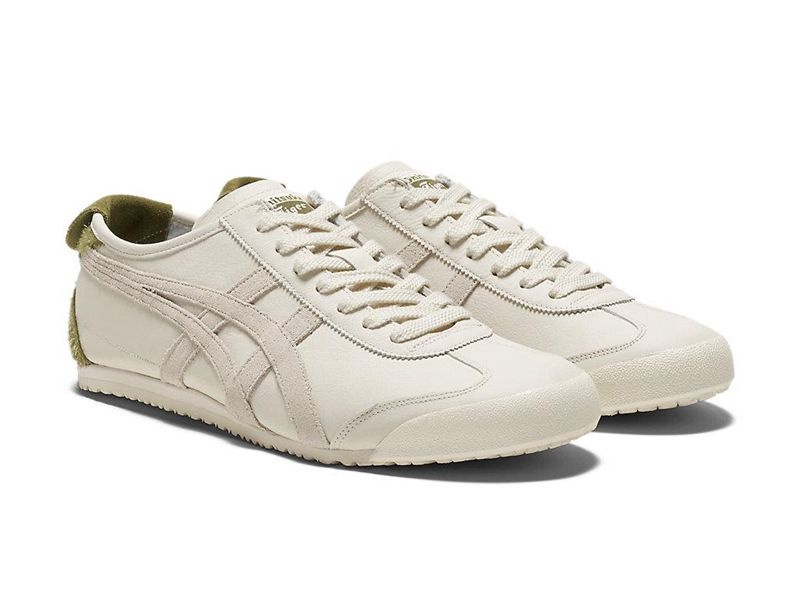 Men's Onitsuka Tiger Mexico 66 Sneakers White | 1836-ZIAOK