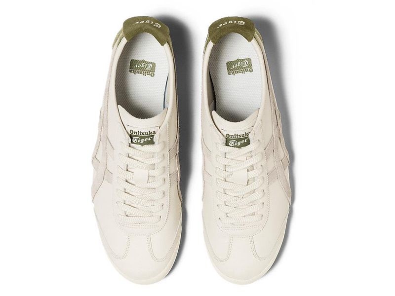 Men's Onitsuka Tiger Mexico 66 Sneakers White | 1836-ZIAOK