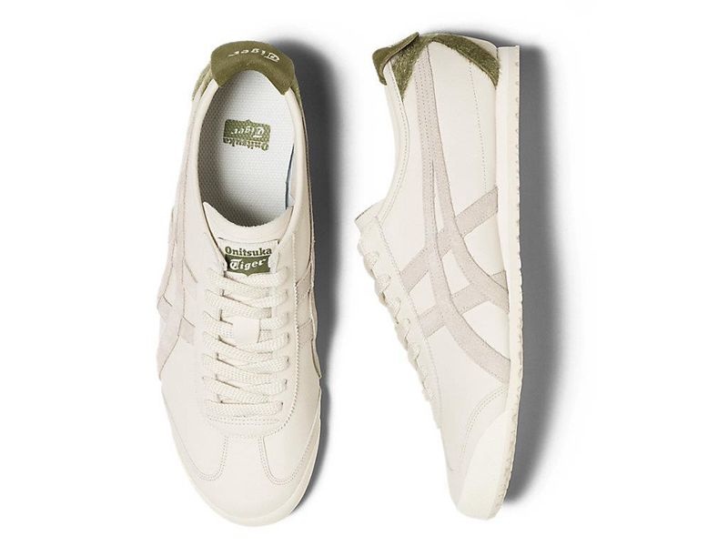 Men's Onitsuka Tiger Mexico 66 Sneakers White | 1836-ZIAOK