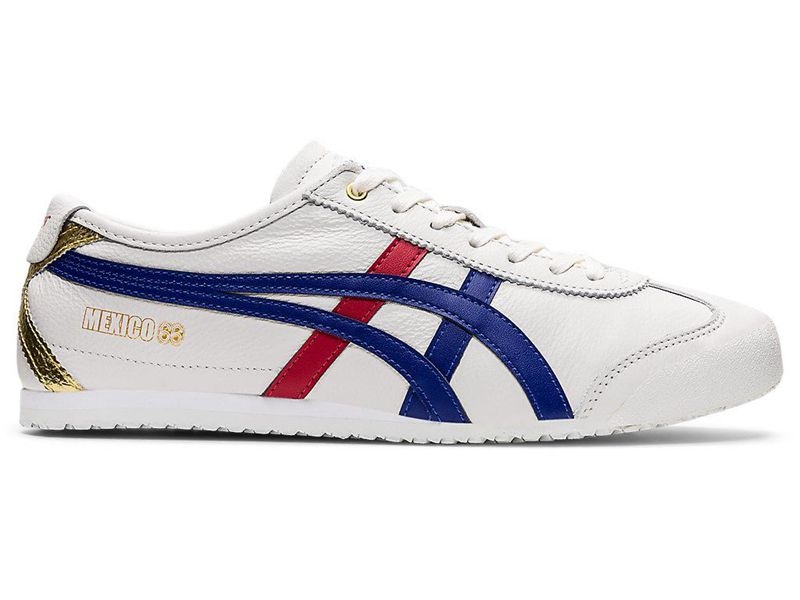 Men\'s Onitsuka Tiger Mexico 66 Sneakers White | 4376-TVBAZ