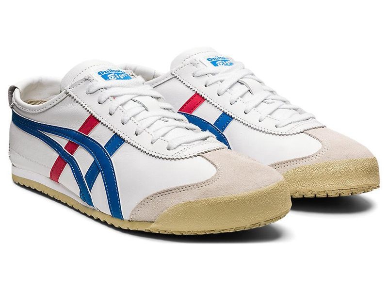 Men's Onitsuka Tiger Mexico 66 Sneakers White | 7360-KRQWJ