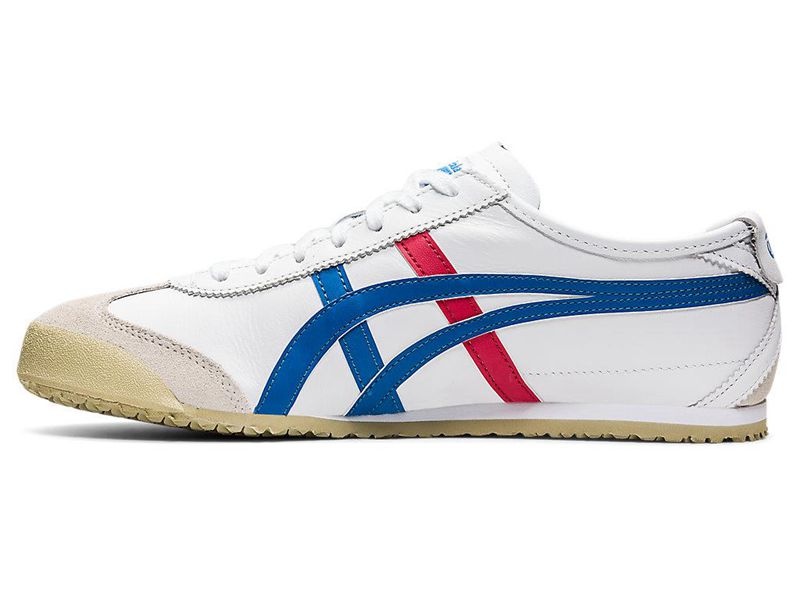 Men's Onitsuka Tiger Mexico 66 Sneakers White | 7360-KRQWJ