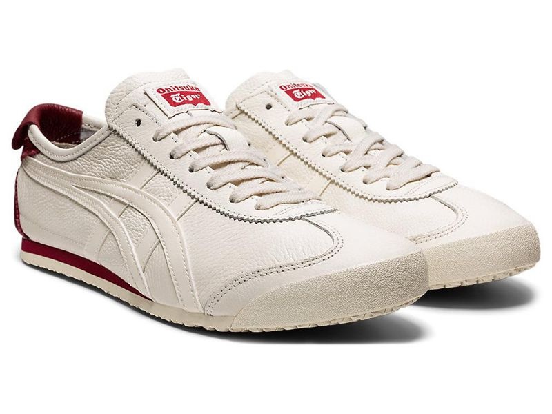 Men's Onitsuka Tiger Mexico 66® Sneakers White | 7083-TAIRX