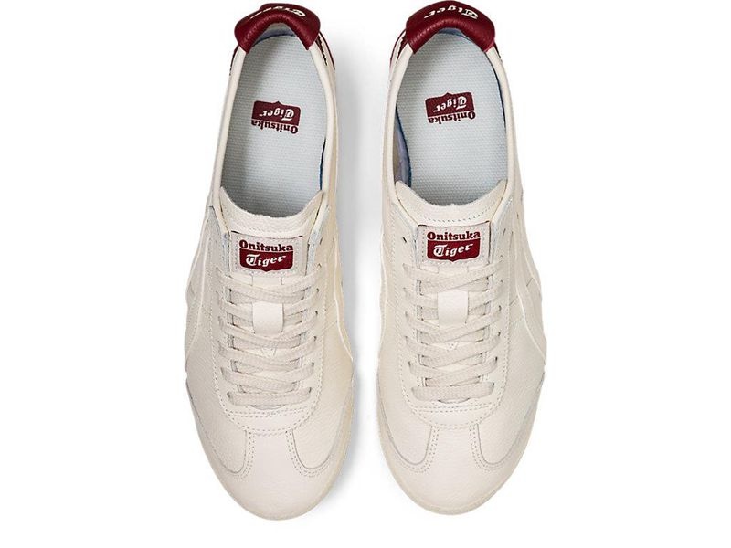 Men's Onitsuka Tiger Mexico 66® Sneakers White | 7083-TAIRX