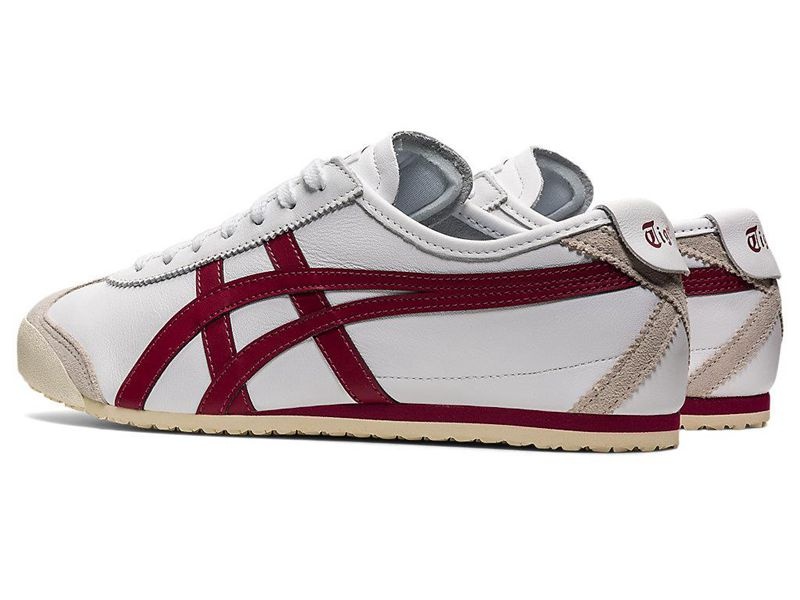 Men's Onitsuka Tiger Mexico 66 Sneakers White | 5149-RFLCO