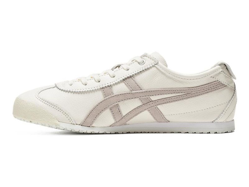 Men's Onitsuka Tiger Mexico 66 Sneakers White | 4078-PFDYR