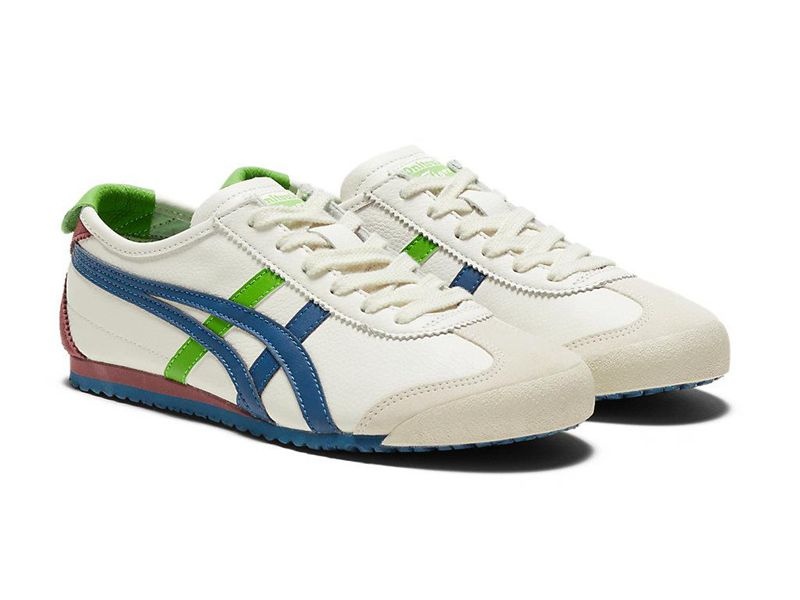 Men's Onitsuka Tiger Mexico 66 Sneakers White | 0135-JWDPB