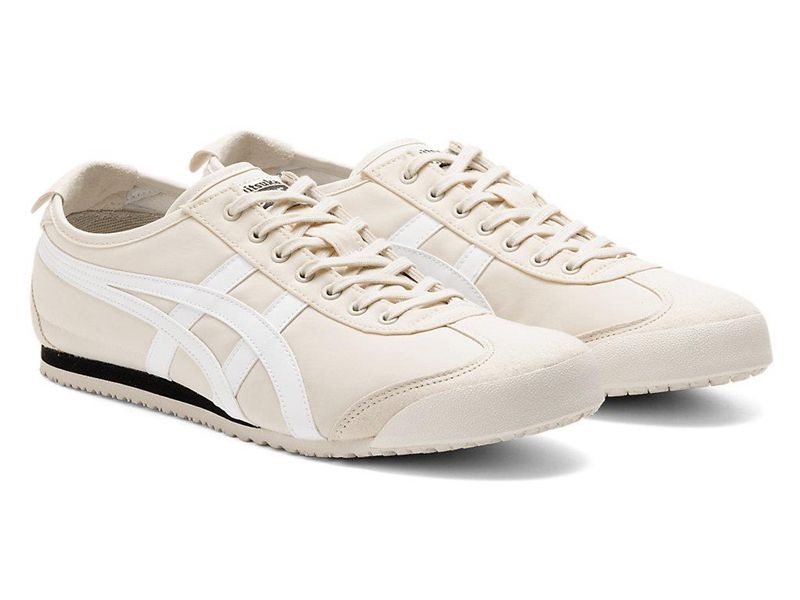 Men's Onitsuka Tiger Mexico 66® Sneakers White | 8576-RLMBA