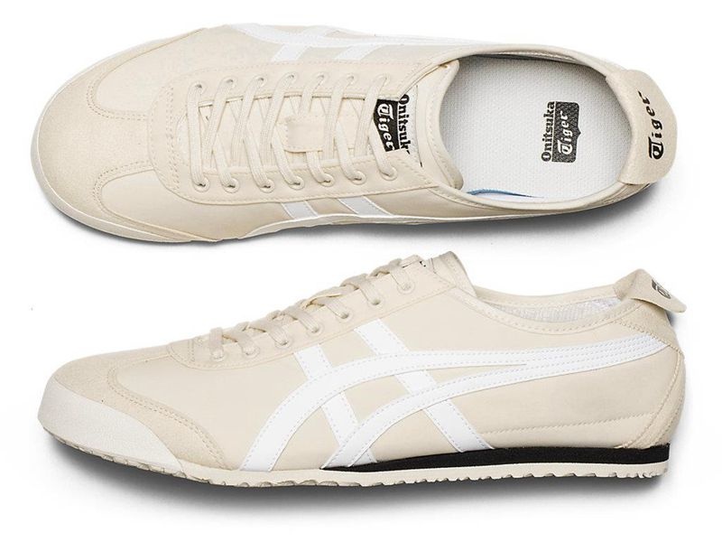 Men's Onitsuka Tiger Mexico 66® Sneakers White | 8576-RLMBA