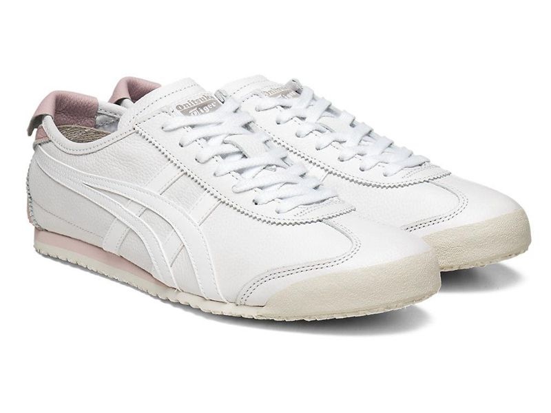 Men's Onitsuka Tiger Mexico 66® Sneakers White | 7604-HWNJB