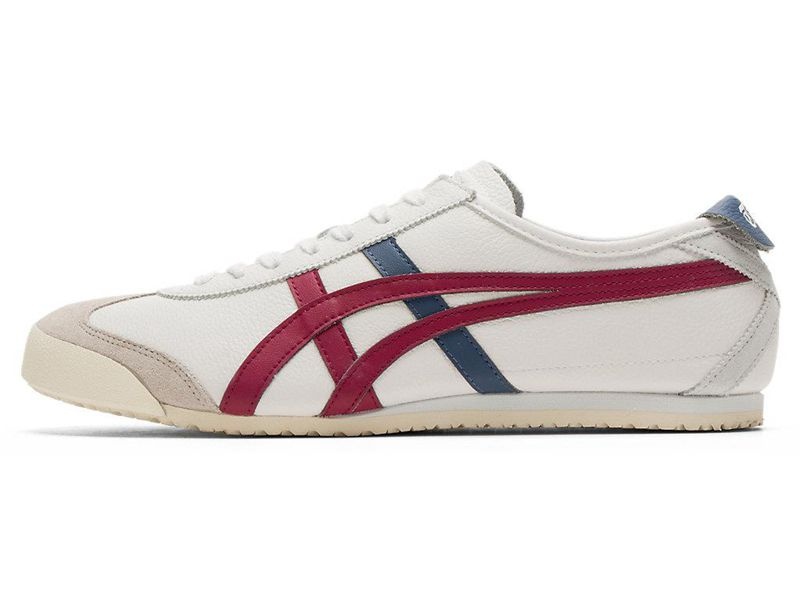 Men's Onitsuka Tiger Mexico 66 Sneakers White | 8527-ELOCM