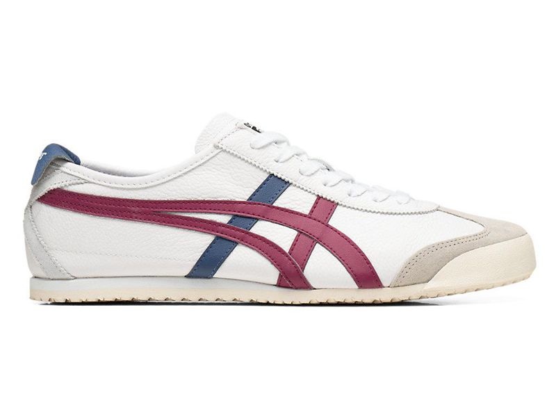 Men\'s Onitsuka Tiger Mexico 66 Sneakers White | 8527-ELOCM