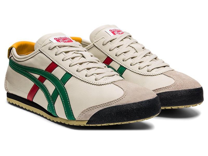 Men's Onitsuka Tiger Mexico 66 Sneakers White | 8579-FVJIZ