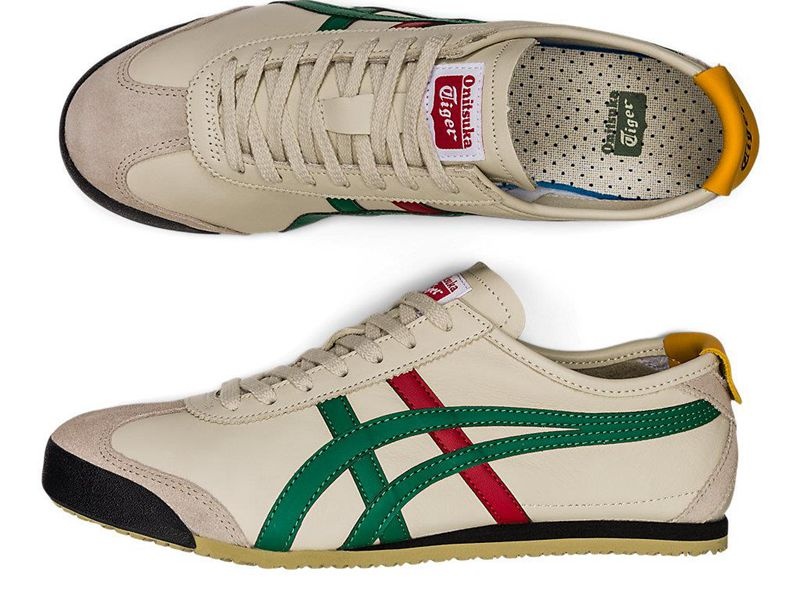 Men's Onitsuka Tiger Mexico 66 Sneakers White | 8579-FVJIZ