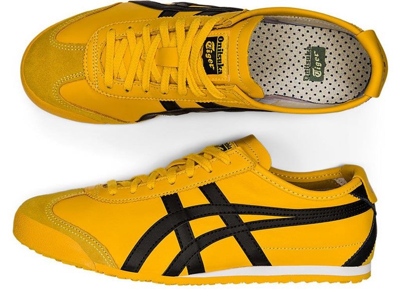 Men's Onitsuka Tiger Mexico 66 Sneakers Yellow | 6782-JFIQY