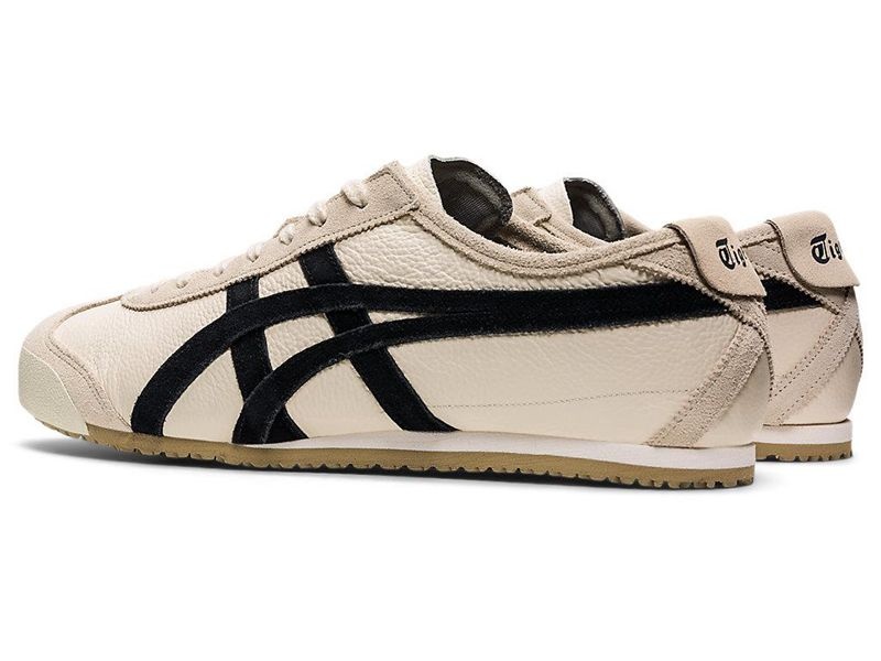 Men's Onitsuka Tiger Mexico 66 Vin Sneakers Beige | 1867-FDQYM