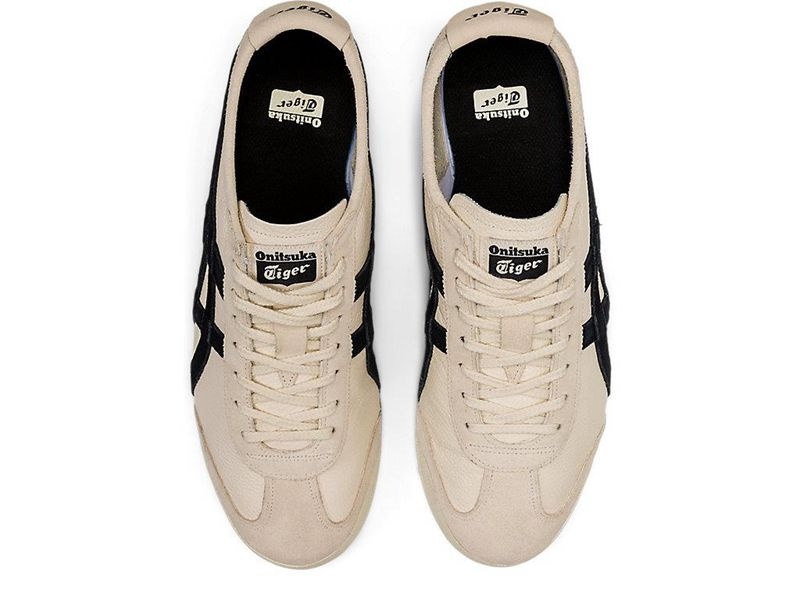 Men's Onitsuka Tiger Mexico 66 Vin Sneakers Beige | 1867-FDQYM