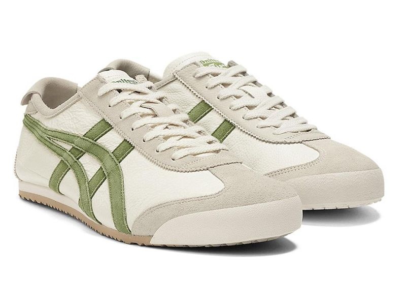 Men's Onitsuka Tiger Mexico 66 Vin Sneakers White | 3916-PUIQV