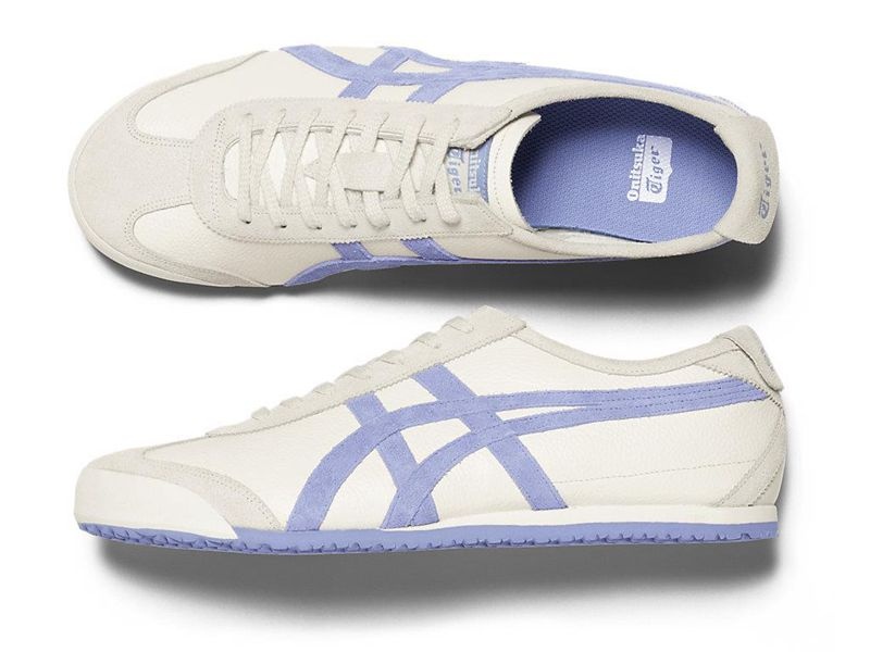 Men's Onitsuka Tiger Mexico 66 Vin Sneakers White | 2609-IGBQL