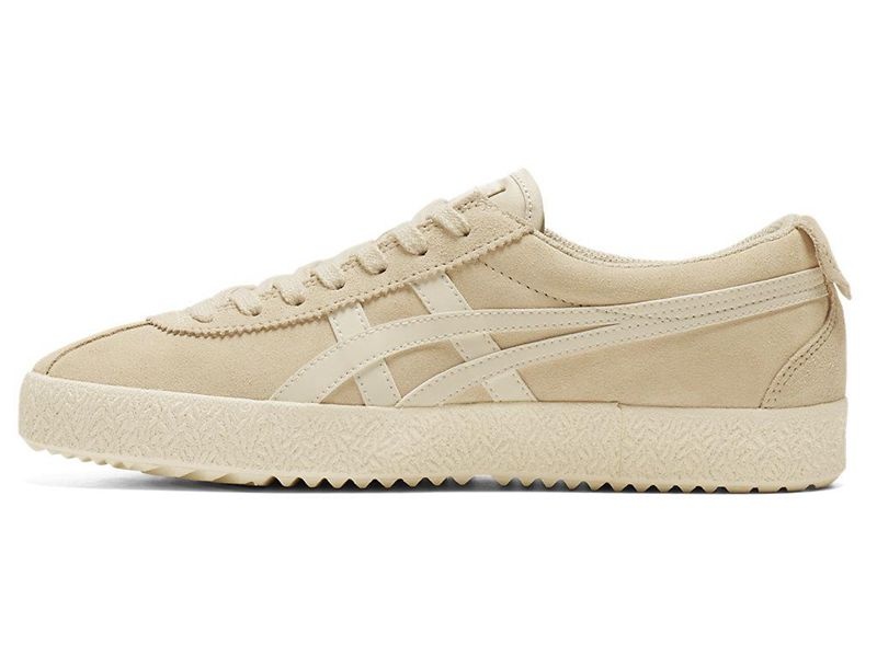 Men's Onitsuka Tiger Mexico Delegation Sneakers Beige | 0587-VYKBD