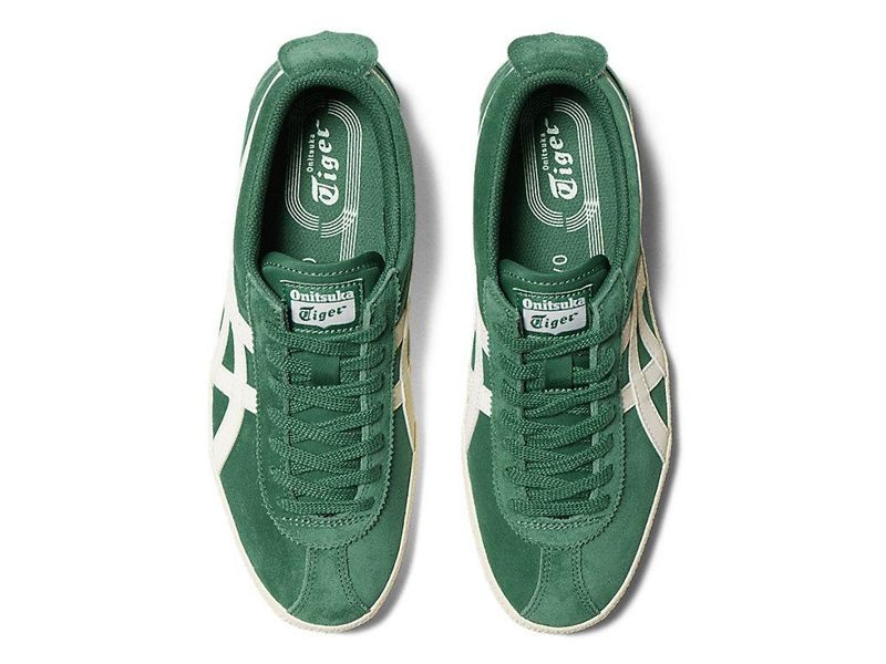 Men's Onitsuka Tiger Mexico Delegation Sneakers Green | 8524-KAHZI