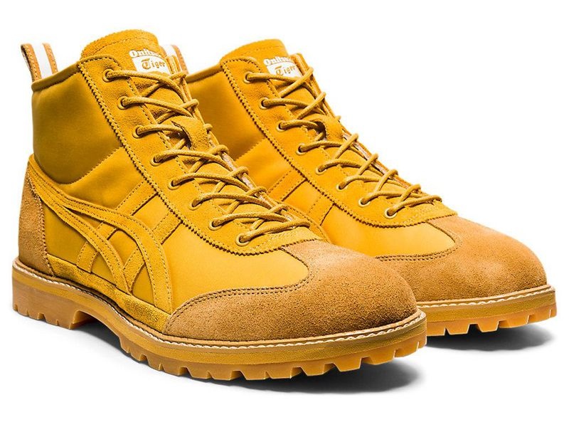 Men's Onitsuka Tiger Mexico Rinkan Boots Yellow | 7130-ZLMXK