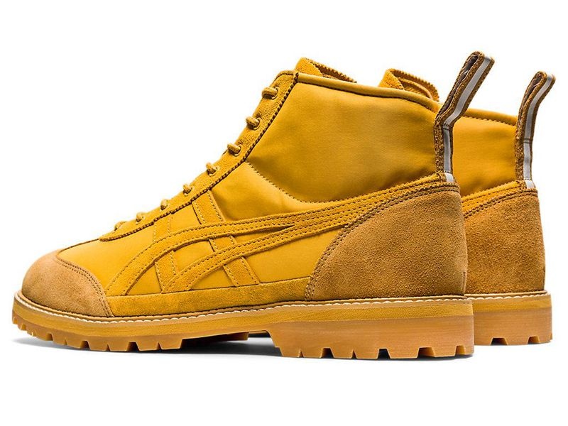 Men's Onitsuka Tiger Mexico Rinkan Boots Yellow | 7130-ZLMXK