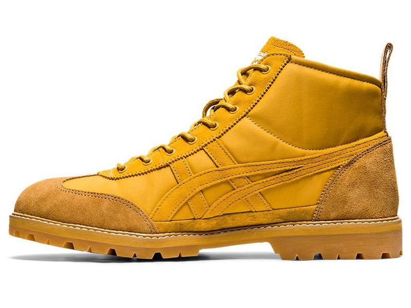 Men's Onitsuka Tiger Mexico Rinkan Boots Yellow | 7130-ZLMXK