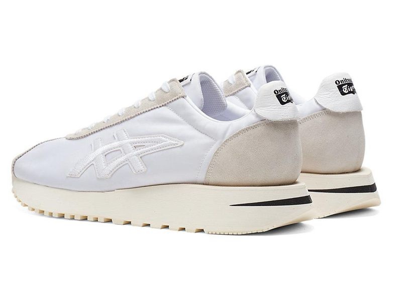 Men's Onitsuka Tiger Moage Mo Sneakers White | 2615-WABKX