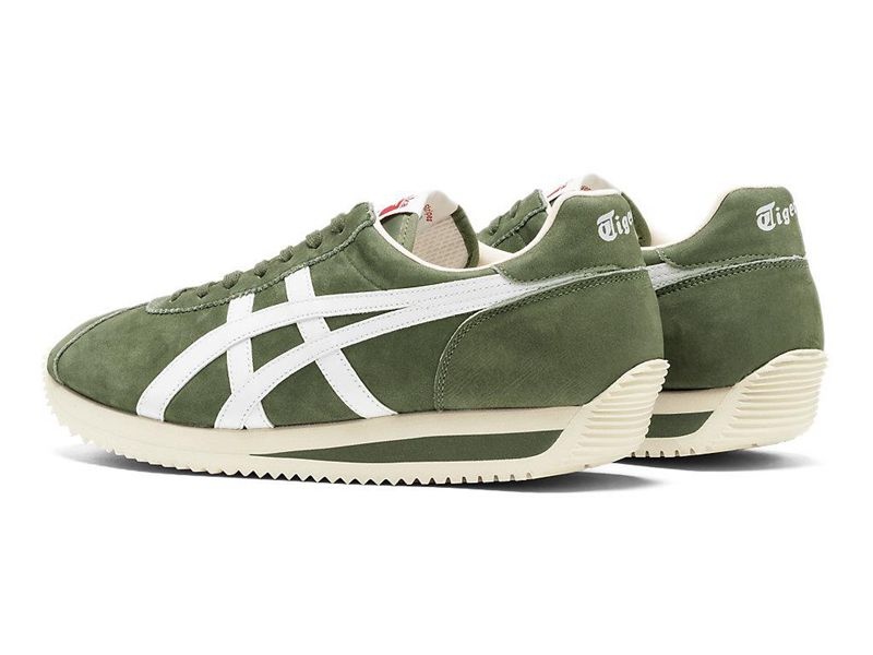 Men's Onitsuka Tiger Moal 77 Nm Sneakers Green | 8157-YETCG