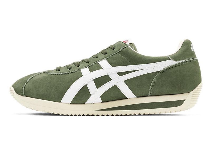 Men's Onitsuka Tiger Moal 77 Nm Sneakers Green | 8157-YETCG