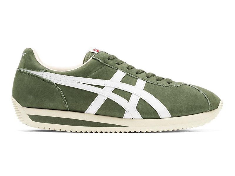 Men\'s Onitsuka Tiger Moal 77 Nm Sneakers Green | 8157-YETCG