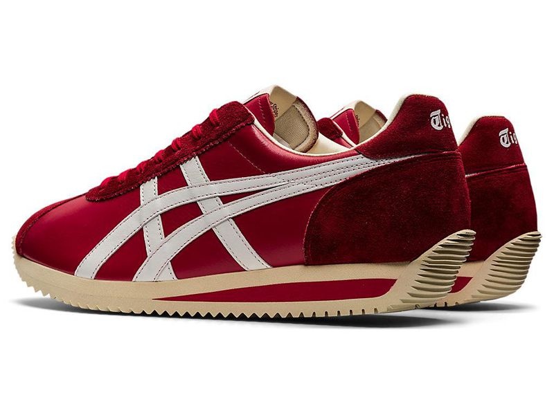 Men's Onitsuka Tiger Moal 77 Nm Sneakers Red | 1465-PUFDW