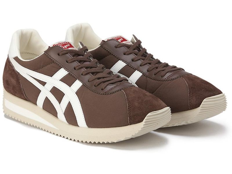 Men's Onitsuka Tiger Moal 77 Nm Sneakers Brown | 1627-UJRSH