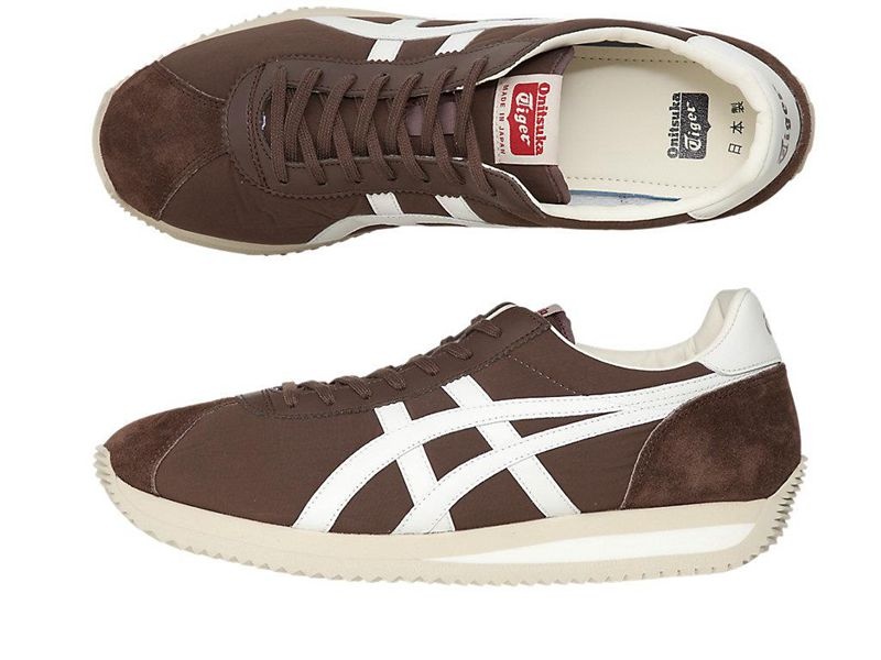 Men's Onitsuka Tiger Moal 77 Nm Sneakers Brown | 1627-UJRSH