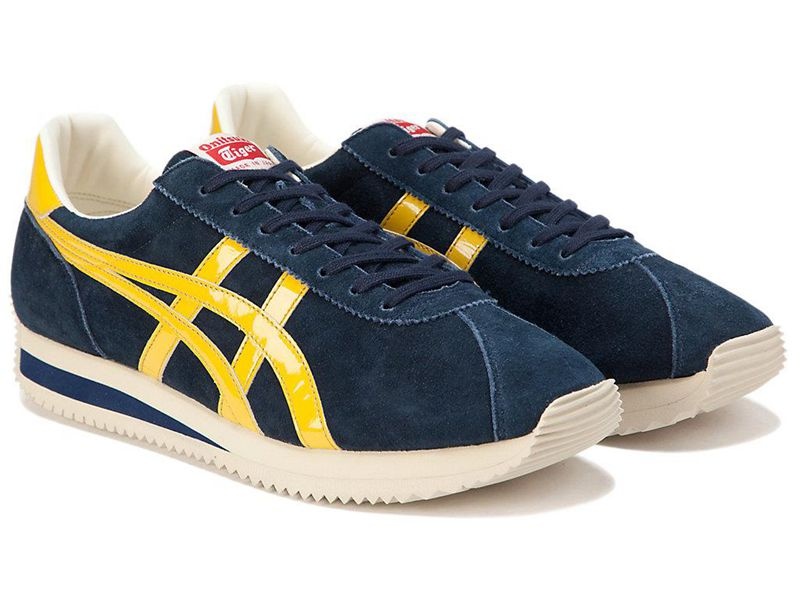 Men's Onitsuka Tiger Moal 77 Nm Sneakers Navy | 4831-QGXSE