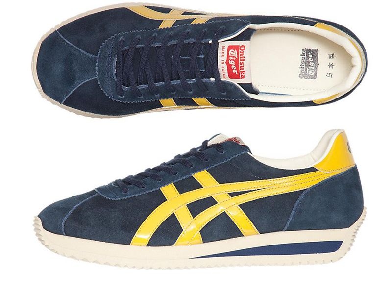 Men's Onitsuka Tiger Moal 77 Nm Sneakers Navy | 4831-QGXSE