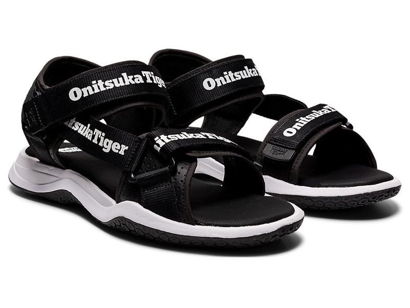 Men's Onitsuka Tiger Ohbori™ Strap Sandals Black | 6148-MDATV