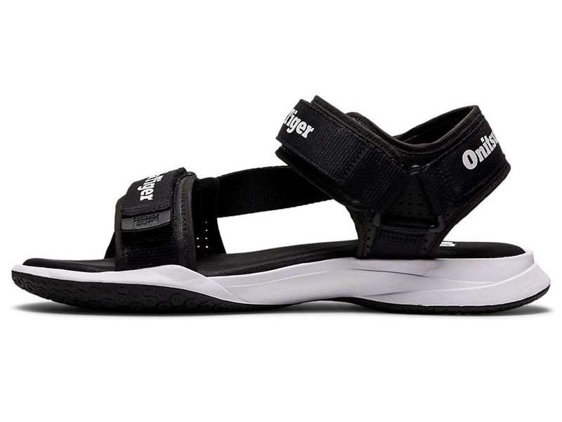 Men's Onitsuka Tiger Ohbori™ Strap Sandals Black | 6148-MDATV