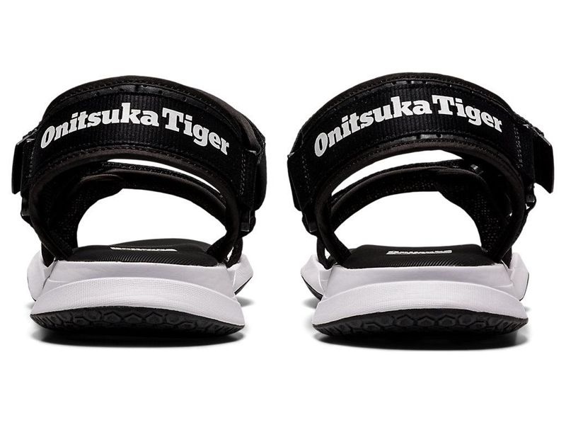 Men's Onitsuka Tiger Ohbori™ Strap Sandals Black | 6148-MDATV