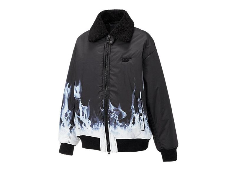 Men's Onitsuka Tiger P Blouson Jackets Black | 3697-GKJYO