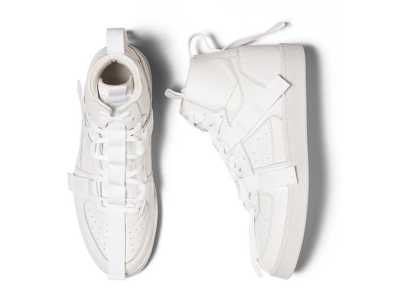 Men's Onitsuka Tiger Petal Boots White | 8567-RKZSF