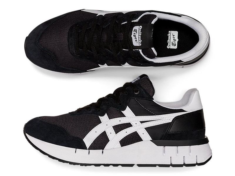 Men's Onitsuka Tiger Rebilac Runner Sneakers Black | 7914-UTYKS