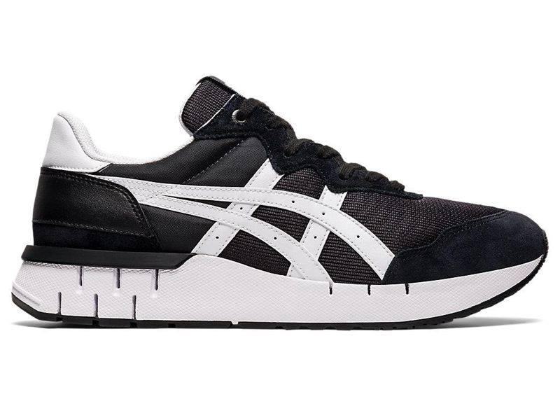 Men\'s Onitsuka Tiger Rebilac Runner Sneakers Black | 7914-UTYKS