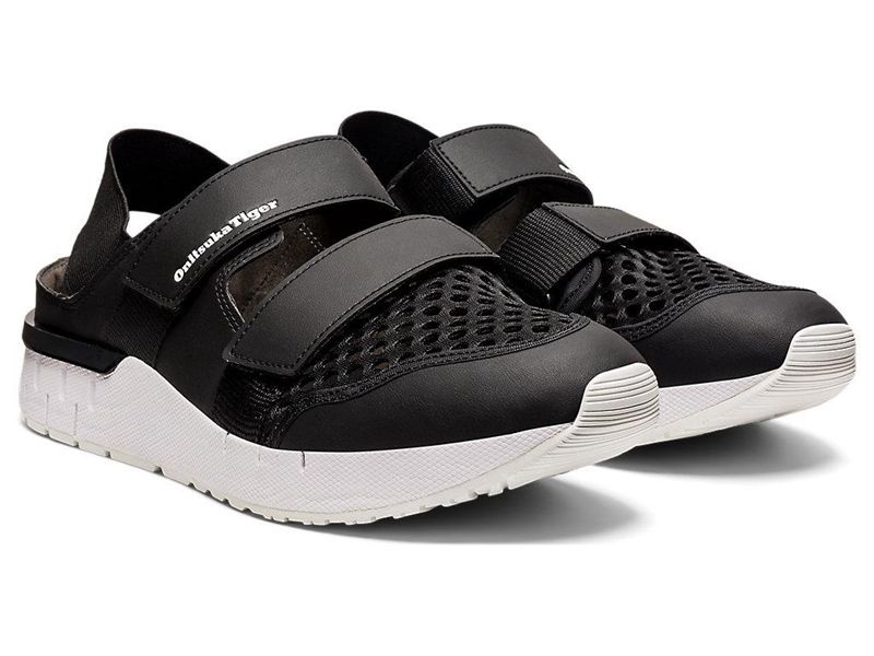 Men's Onitsuka Tiger Rebilac Sandals Black | 2405-MGCTS