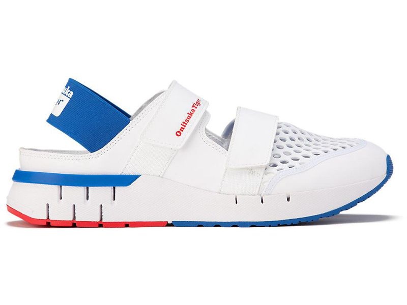 Men\'s Onitsuka Tiger Rebilac Sandals White | 7216-OGLET