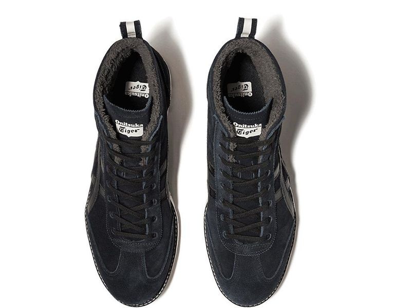 Men's Onitsuka Tiger Rinkan Boots Sneakers Black | 1250-GPIQD