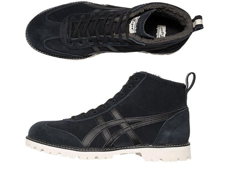 Men's Onitsuka Tiger Rinkan Boots Sneakers Black | 1250-GPIQD