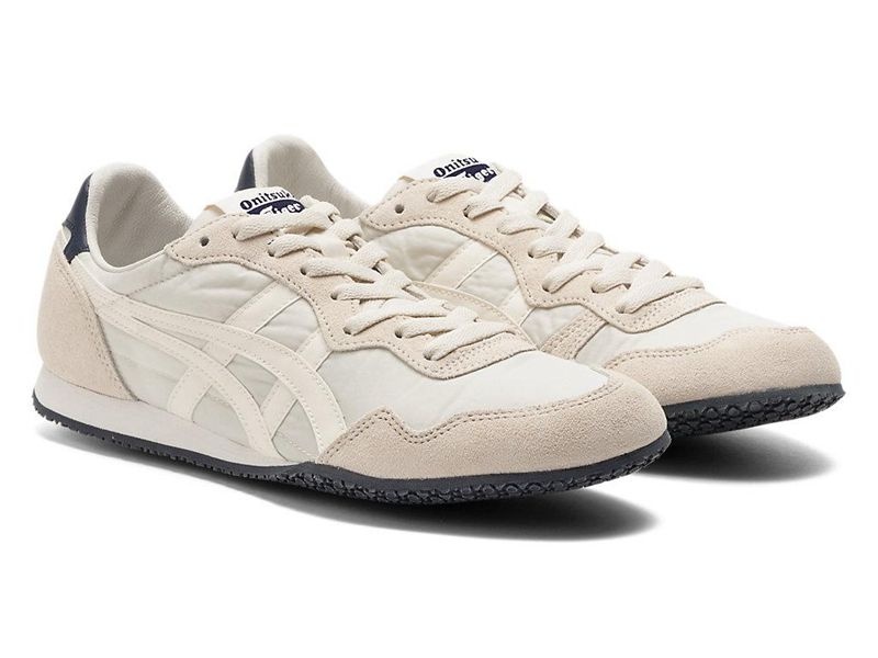 Men's Onitsuka Tiger Serrano Sneakers Beige | 3609-UOCBG