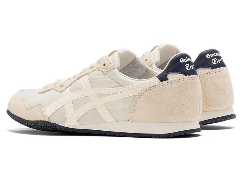 Men's Onitsuka Tiger Serrano Sneakers Beige | 3609-UOCBG